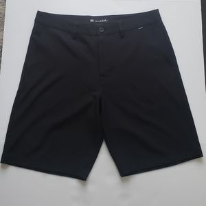 Travis Mathew Men's Golf Shorts Black Size 34